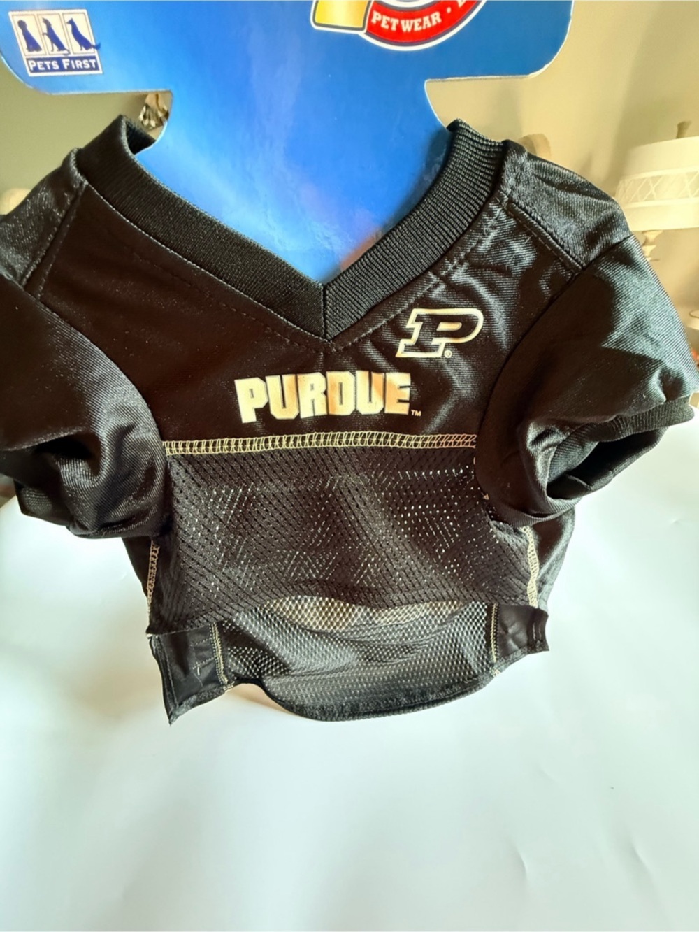 Pets First Purdue Boilermakers NCAA Pet Team Jersey Black & Gold